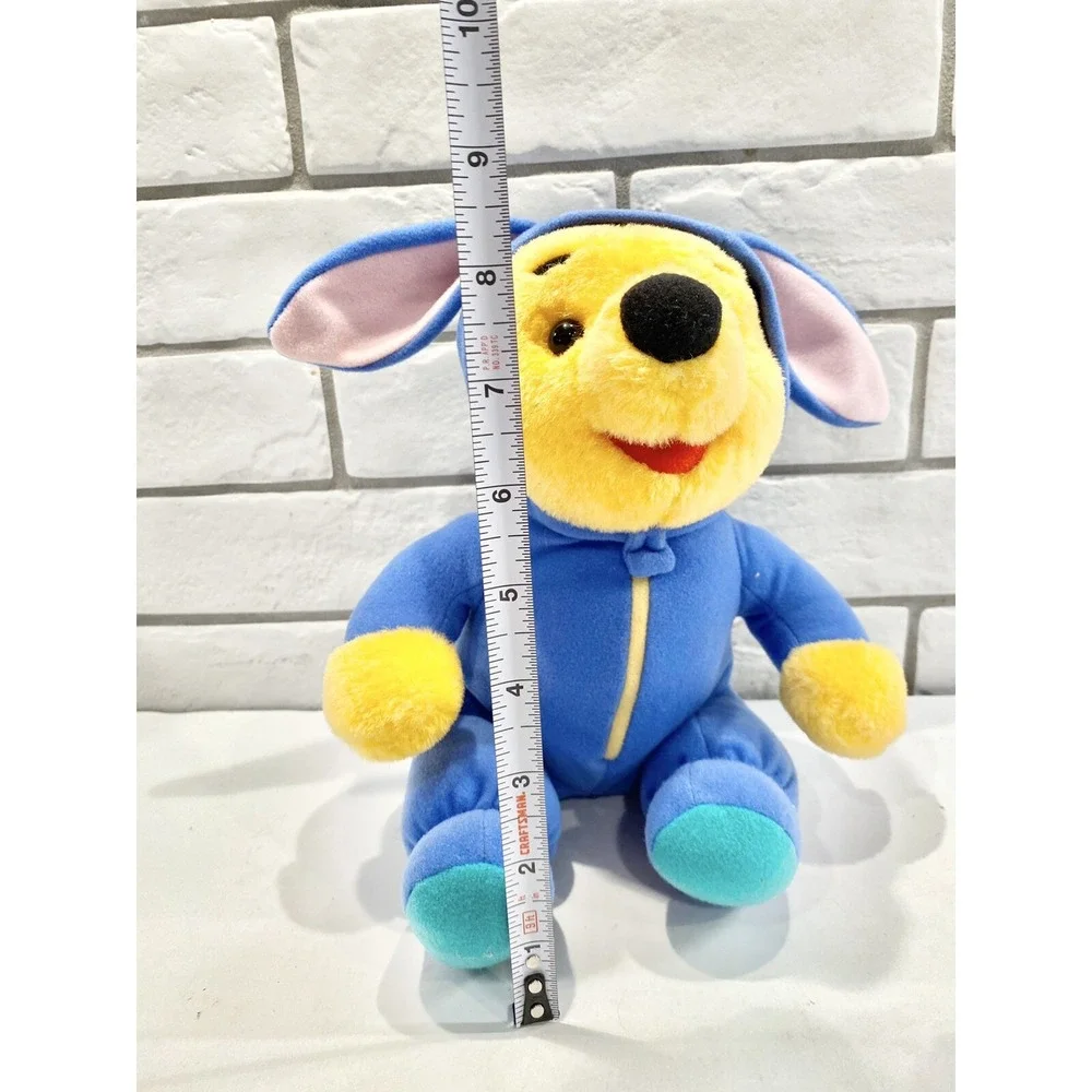 Walt‎ Disney Winnie the Pooh in Blue Bunny Costume Plush Toy 1999 vintage